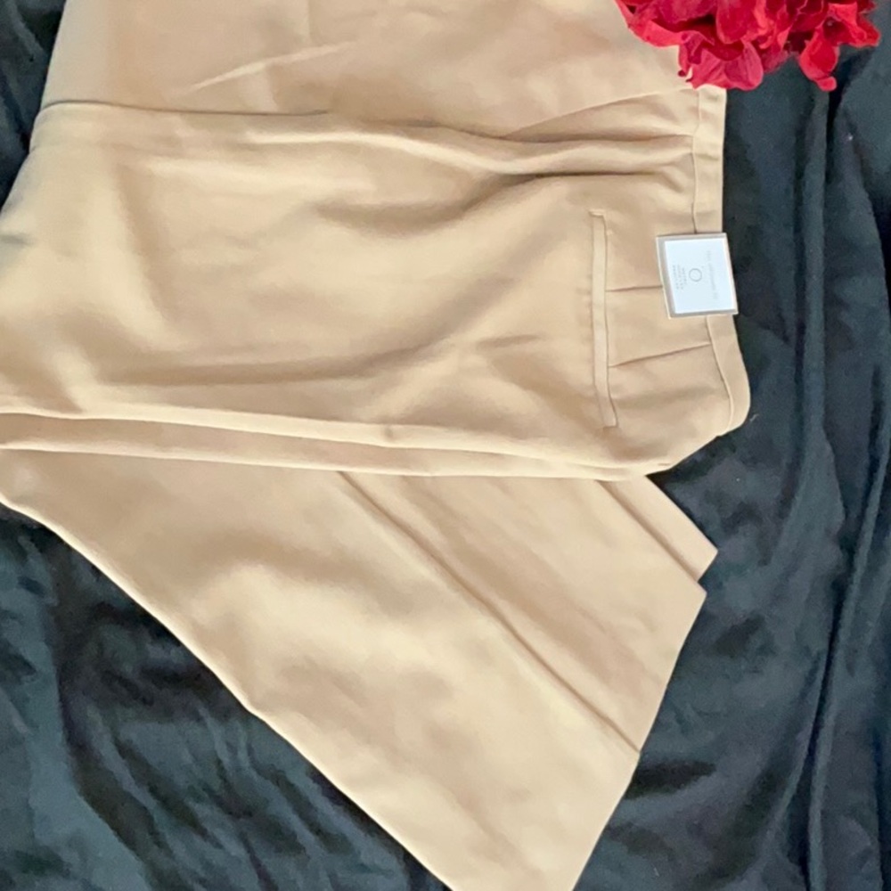 Chico's Tan ultimate fit Metro Wide Leg